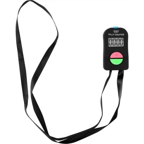 Hand Digital Tally Counter Black Electronic Counter Add Or Subtract Manual Clicker Running For Ball Sports Swimming method