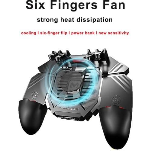 For AK77 Mobile Game Controller Trigger Joystick Gamepad Mobile Phone Gamepad Transmitter Handle for PUBG