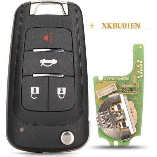 Kutery 4 Buttons Xhorse VVDI2 English Version Wired XKBU01EN Universal Remote Key For Buick