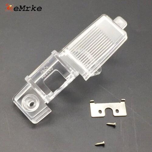 EEMRKE Car Rear View Camera Bracket License Plate Lights Housing Mount for Toyota Land Cruiser J200 V8 2007-2014