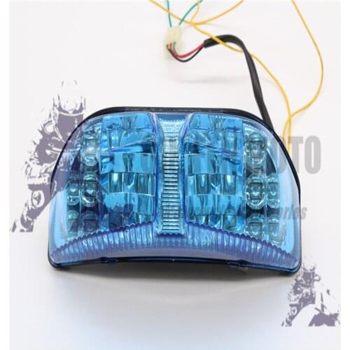 Motorcycle Three colors Rear Tail Light Brake Turn Signals Integrated LED Light For Fit Yamaha FZ1 FZ8 2006-2012