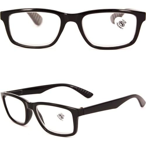 Kaibote E165063 Ultralight Women Men Reading Glasses Rectangle Frame Clear Lens Presbyopic Eyeglasses Female Male Reader Eyewear