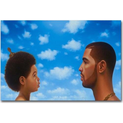 Hot New Drake Canada Grammy Rap HIPHOP Super-Silk Art Poster Wall Sticker Decoration Gift