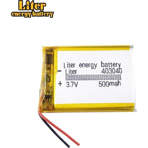 Polymer battery 450 mah 3.7 V 403040 smart home MP3 speakers Li-ion battery for dvr,GPS,mp3,mp4,cell phone,speaker