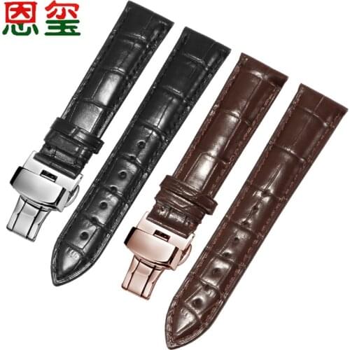 Crocodile Leather Watchband12 13 14 15 16 17 18 20 21 22 24mm Bracelet Replace Belt For Omega Jaeger LeCoultre Watch Accessories