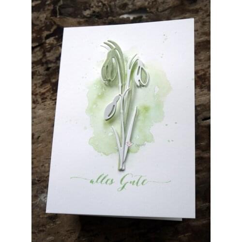 Mmao Crafts Metal Steel Cutting Dies Latest 3Pcs Flower decoration Stencil For DIY Scrapbooking Paper/photo Cards Embossing Dies