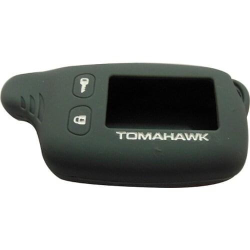 Russia version TW9010 Silicone case for Tomahawk TW9010 Lcd car remote controller wholesale 10pcs/lot free shipping