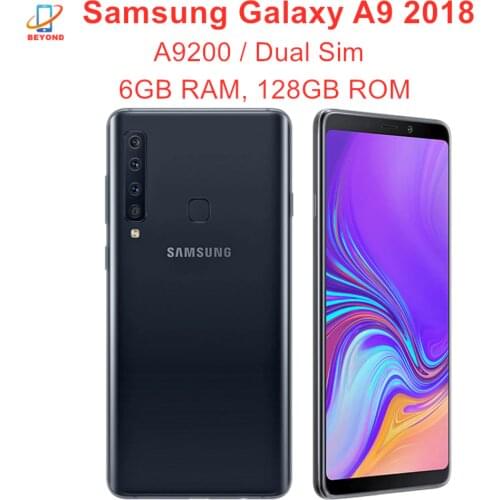 Samsung Galaxy A9 2018 A9200 A9s A9 S-tar Pro RAM 6GB ROM 128GB Original Mobile Phone Octa Core 6.3" Snapdragon 4 Camera NFC