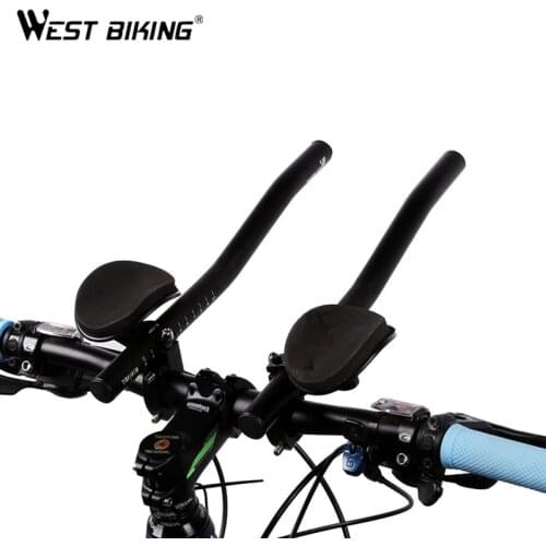 TT Handlebar Bicycle Rest Clip on Aero Bars Handlebar Extension Triathlon Aerobars Tri Bars MTB Road Bike Cycling Rest Handlebar