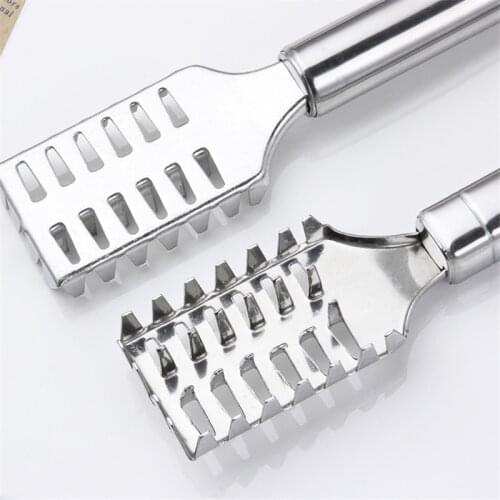 1PC Stainless Steel Fast Cleaning Fish Tools Fish Skin Fish Scales Brush Shaver Remover Cleaner Descaler Kitchen Gadgets
