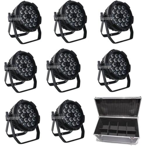 18x10W IP65 waterproof led par light RGBW 4in1 led parcan DMX512 Stage lighting 8ch led wash light for disco event party wedding