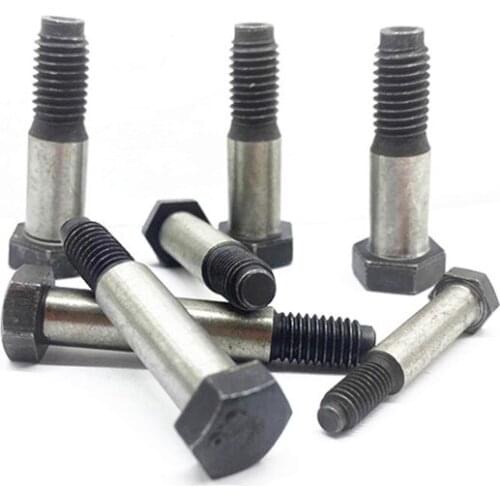 2pcs M16 8.8 level hexagon reamed hole screws outer hex plug screw shoulder bolts carbon steel bolt GB27 40mm-100mm length