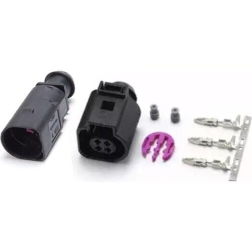 200 sets 4 pin way Auto male or female water temperature sensor plug sealed electrical connector 4B0973712 4B0973812