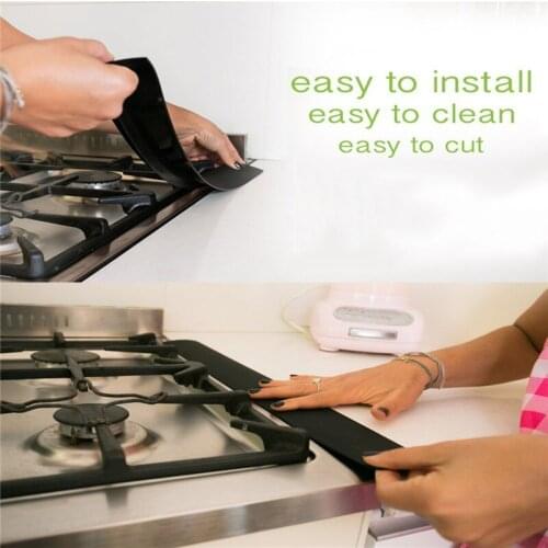 21Inch Silicone Kitchen Stove Counter Gaps Cover Oven Guard Spill Seal Slit Filler SUB Sale