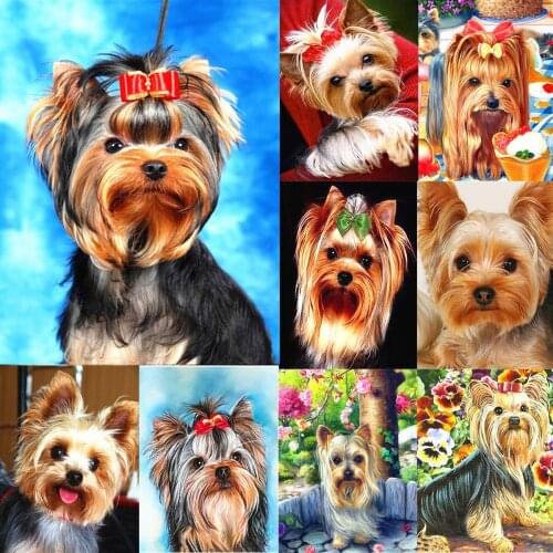 5D Diamond Painting Animal Dog Mosaic Home Decor DIY Diamond Embroidery Full Drill Cross Stitch Handmade Gift Wall Decor