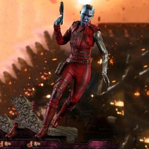 For Collection 1/6 Scale Full Set Nebula Karen Gillan Action Figure Model Hot Toys HT MMS534 with Stand Model for Fans Gifts
