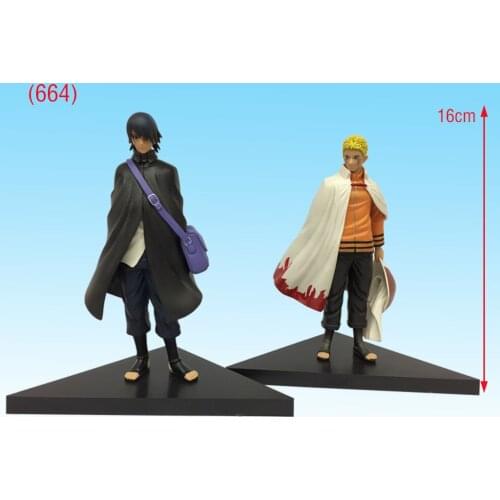 2PCS/set Naruto 16cm NEXT GENERATIONS Uchiha Sasuke Uzumaki action figure model toys Model Toys Decoration Gift