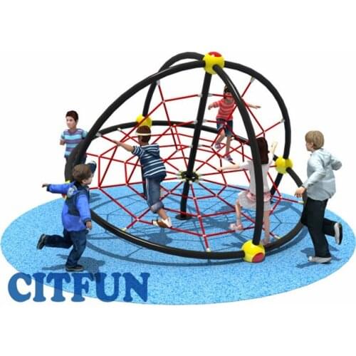 Factory price popular rope net series playground ,Outdoor Playground Web climber OP16-237D