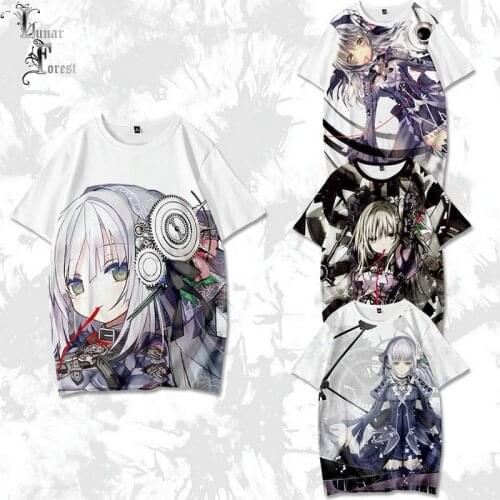 Clockwork Planet 3D Printing T-shirt Summer Fashion Round Neck Short Sleeve Popular Japanese Anime Streetwear Plus Size