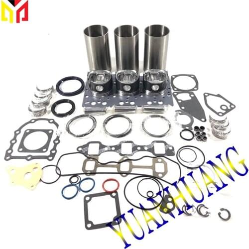 D1005 Engine Rebuild Kit Overhual Repair Gasket Set For KUBOTA Excavator Tractor Diesel Liner Piston Ring Main & Con Rod Bearing