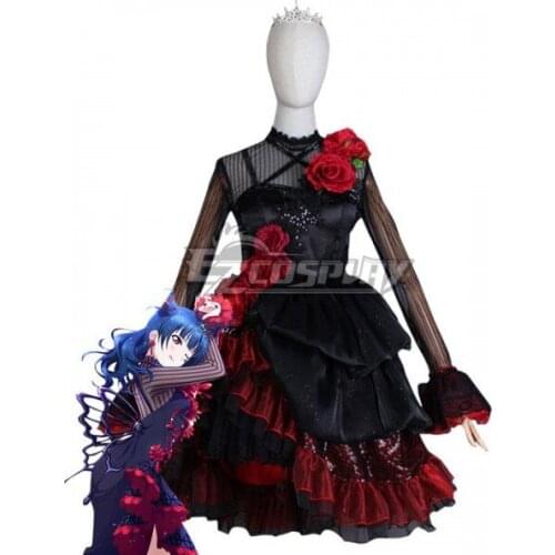 Love Live! Sunshine!! Yoshiko Tsushima New Romantic Sailors Dress Girls Adult Halloween Party Dress Suit Cosplay Costume E001
