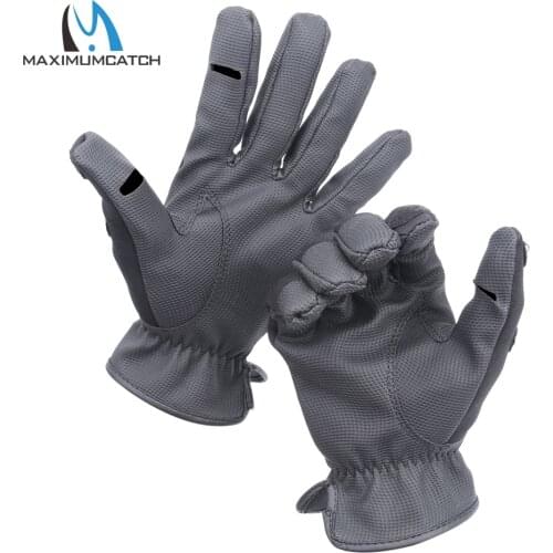 Maximumcatch 1Pair Neoprene Fishing Gloves Elastic Waterproof Anti-Slip Fishing Gloves