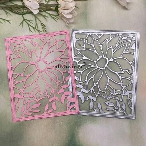New Flower leaf frame Metal Cutting Dies for DIY Scrapbooking Album Paper Cards Decorative Crafts Embossing Die Cuts