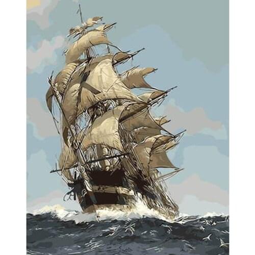 Full Square/round Drill 5D DIY Diamond Painting Sailboat Embroidery Sale Cross Stitch Mosaic Wall Decor Handmade Craft Kit