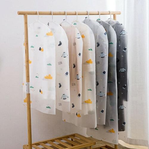 Anti Dust Cover Organizer Bag Wardrobe Hanging Clothing Storage Container Bag Clothing Covers
