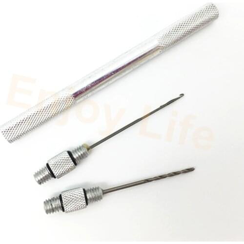 1Pcs*Aluminum alloy Boilie Drill/Splicing Needle Baiting Tool Multiple Function Loading Device Carp Fishing accessories