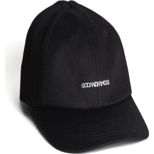 Godandfamous Team 6-Panel Hat - Black CAP