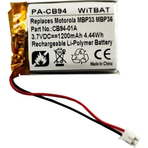 TTVXO 1200mAh Battery for Summer Infant Wide View & Clear Sight Baby Monitor Battery 29030-10