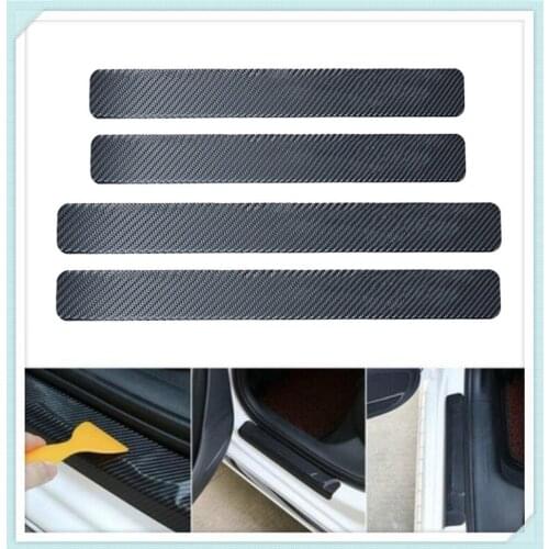 Car Accessories Door Sill Anti Kick Stickers Scuff Scratch for Toyota VIOS LAND CRUISER Tundra FJ Cruiser RAV4 CROWN Avalon