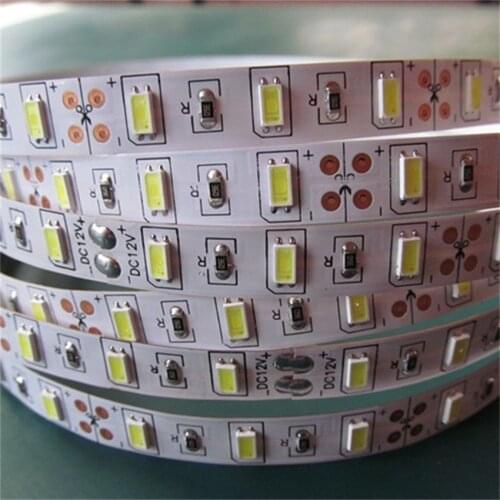 Free Shipping LED Strip Lights 60Led/M SMD 5630 Super High Brightness Chip Flexible LED Lamp Tape Double FPC Board