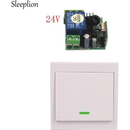 Sleeplion Remote Control Switch 24V Lamp Light Motor Door Gate Wireless Switch Wall Remote Control 1/2/3 Controller Transmitter