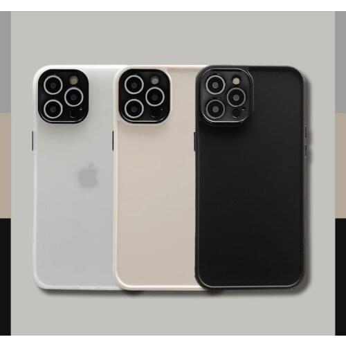 Luxury Soft Phone Case For iPhone 12 11 Pro Max Mini X Xs Max Xr 7 8 Plus Shockproof Hard Cover Lens Protection