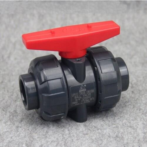 2 way SANKING True Union ball valve UPVC 1/2/3/4/1/11/4 inch manual valve 150 PSI pressure socket end ANSI