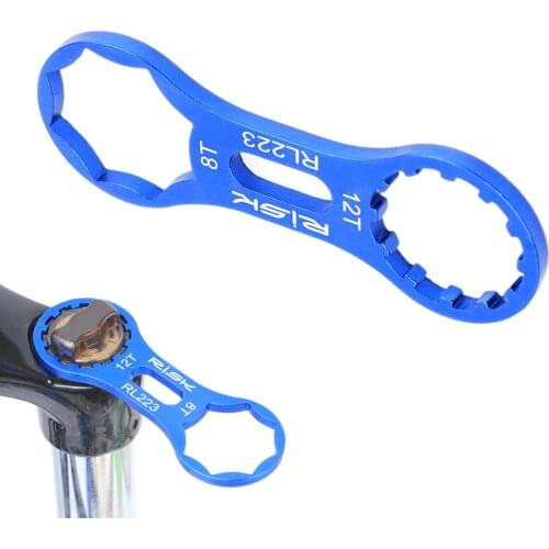 8T/12T Dirt Bike Remover Repair Tool MTB Bike Fork Wrench For XCR/XCT/XCM/RST Front Fork, Cycling Bicycle Fork Spanner
