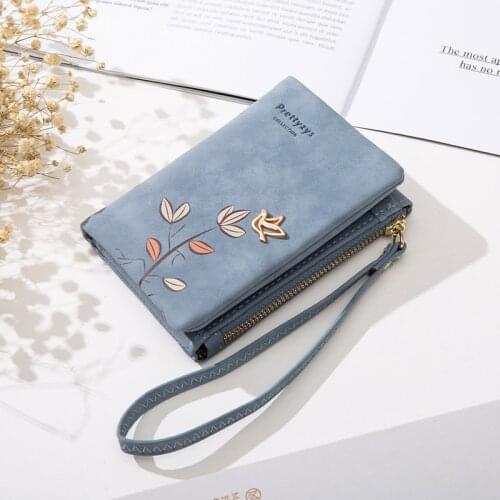Fashion Fresh Flower Small Wallet Women Soft Leather Ladies Purses Designer Short Female Wallet Girl Cartera with Wristlet
