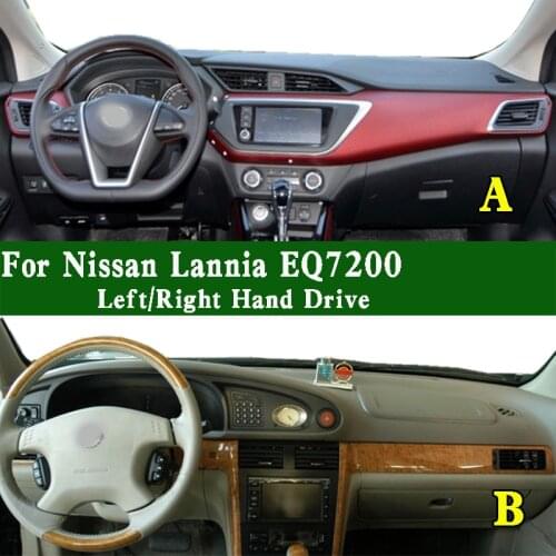 Fits Nissan Lannia Fengshen EQ7200 BLUEBIRD SYLPHY I G10 N16 III B17 Dashmat Dashboard Cover Protective Pad Carpet Car Ornaments