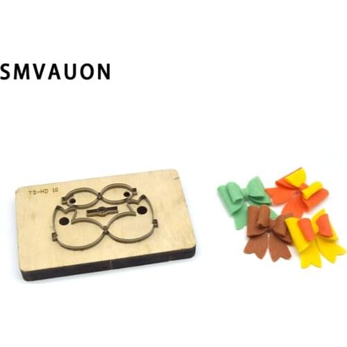 SMVAUON Metal craft items dies new arrivals Diy Bow Cutter Mold For New Year Ornament craft Tool Wood Crafts Party Home Wedding