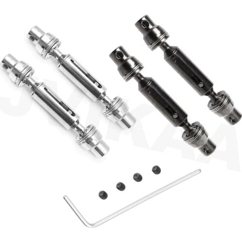 Metal Front Rear Drive Shaft for WPL D12 B36 B16 C14 C24 B24 1/16 Henglong RC Car Spare Parts Upgrade 2pcs