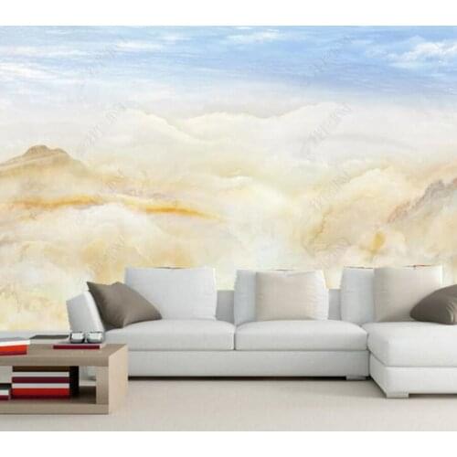Papel de parede Stone grain landscape marble wallpaper mural,living room tv wall bedroom restaurant wall papers home decor