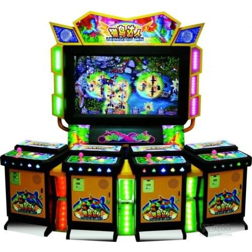 Red dragon fish table game Deluxe Arcade Fish Game Machine With Stand-Up Luxury Cabinet FGMP1