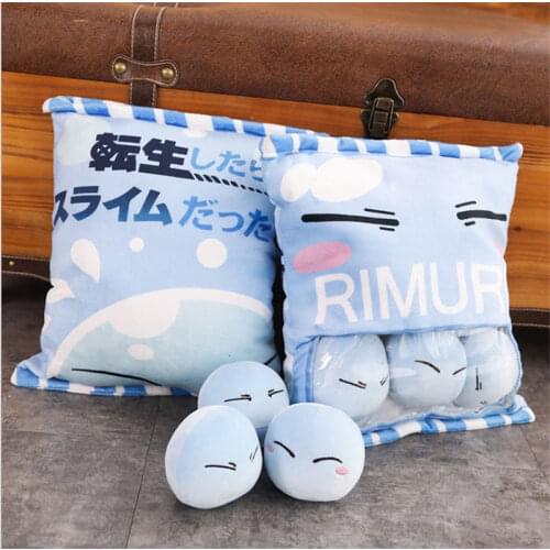 New Anime That Time I Got Reincarnated as a Slime Tempest Rimuru Pillow Cushion Toy Doll Figure Tensei Shitara Suraimu Datta Ken