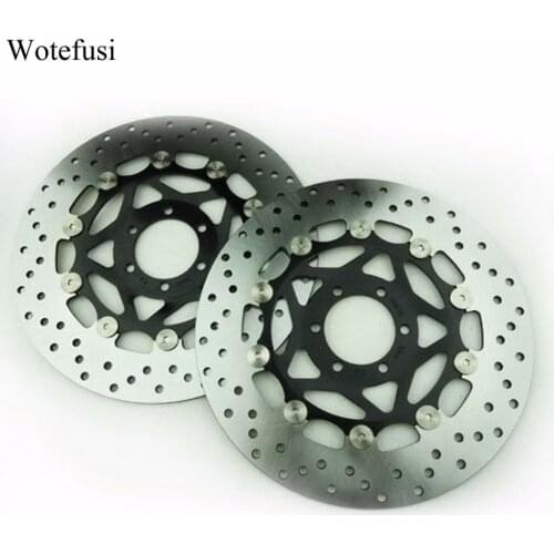 Wotefusi New Set Front Brake Disc Rotor Race Motorcycle For Yamaha TZR 250 FZR400 XJR 400 [MT91]