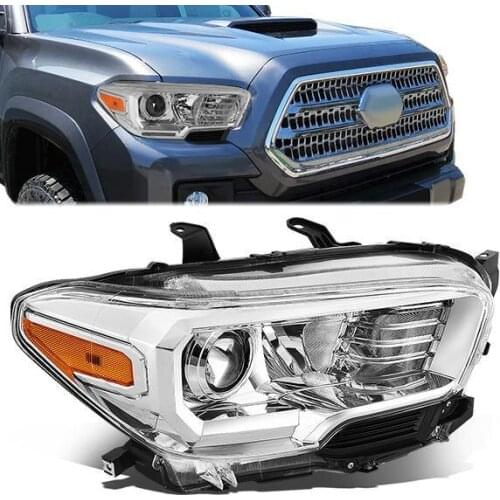 Factory Wholesale Car Accessories LED Headlights Aftermarket ABS Headlamp For Tacoma 2016-2018