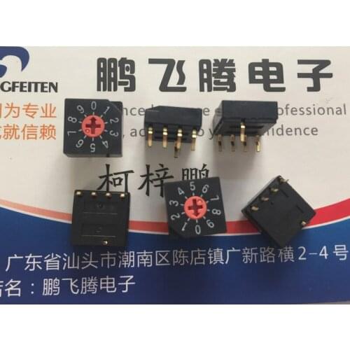 Original new 100% SC-2230 0-9 10-bit rotary code switch 4:1 reverse code