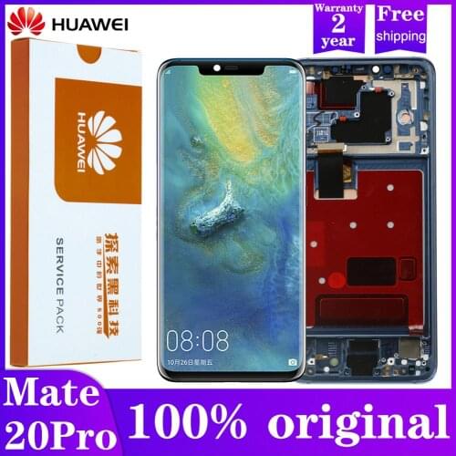 Original 6.39'' LCD with fingerprint Replacement For Huawei Mate 20 Pro LCD Display Touch Screen Digitizer Assembly Repair parts