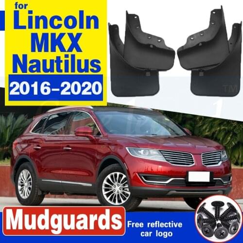Front Rear Car Mudflap for Lincoln MKX Nautilus 2016~2020 Fender Mud Guard Flap Splash Flaps Mudguard Accessories 2017 2018 2019